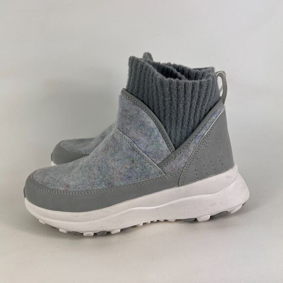 Merrell Cloud Renew Bluff snow boots women's size 6.5 grey blue comfort sneakers - Picture 5 of 11